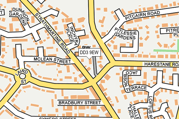 DD3 9EW map - OS OpenMap – Local (Ordnance Survey)