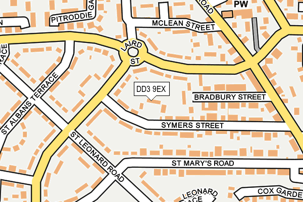 DD3 9EX map - OS OpenMap – Local (Ordnance Survey)