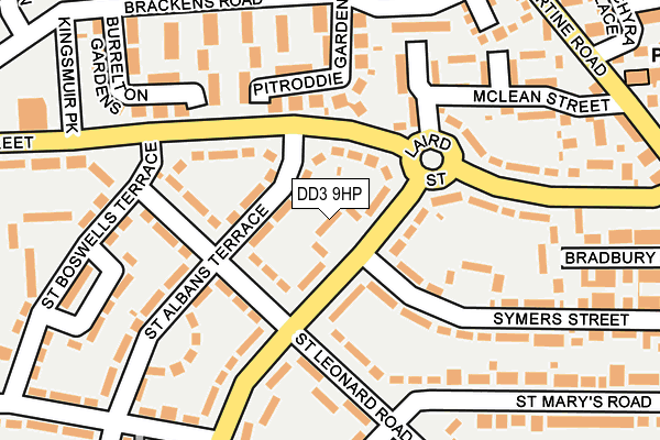 DD3 9HP map - OS OpenMap – Local (Ordnance Survey)