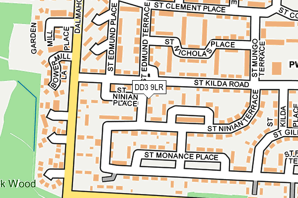 DD3 9LR map - OS OpenMap – Local (Ordnance Survey)