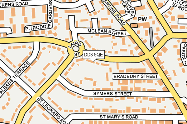 DD3 9QE map - OS OpenMap – Local (Ordnance Survey)
