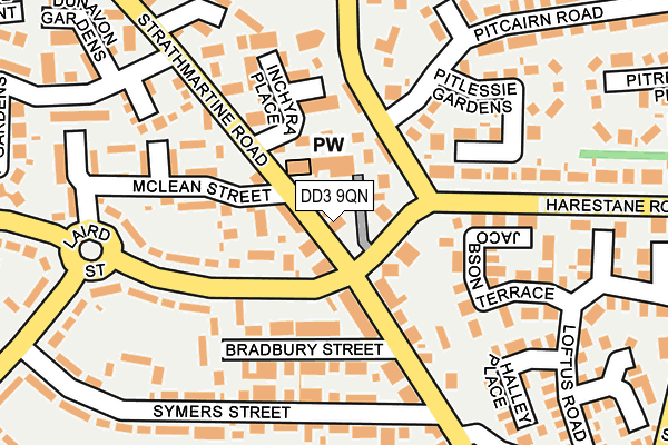DD3 9QN map - OS OpenMap – Local (Ordnance Survey)