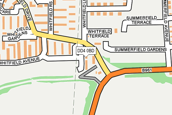 DD4 0BD map - OS OpenMap – Local (Ordnance Survey)