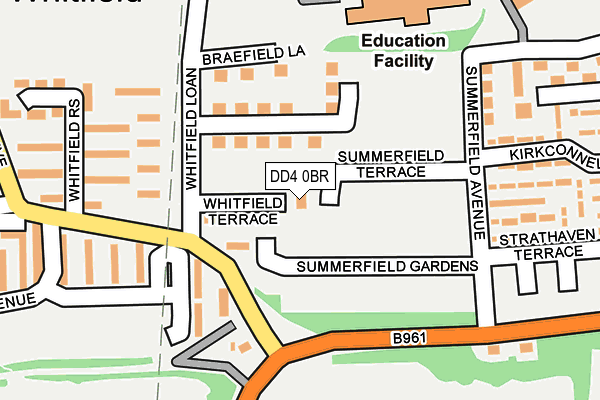 DD4 0BR map - OS OpenMap – Local (Ordnance Survey)