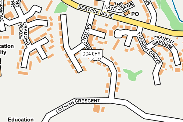 DD4 0HY map - OS OpenMap – Local (Ordnance Survey)
