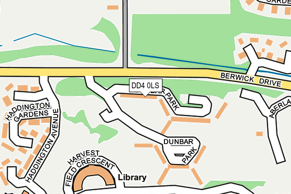 DD4 0LS map - OS OpenMap – Local (Ordnance Survey)