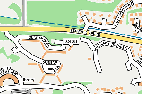 DD4 0LT map - OS OpenMap – Local (Ordnance Survey)