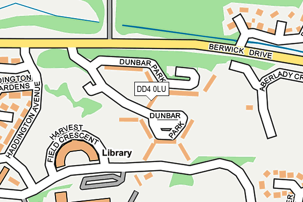 DD4 0LU map - OS OpenMap – Local (Ordnance Survey)