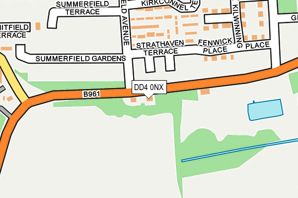 DD4 0NX map - OS OpenMap – Local (Ordnance Survey)