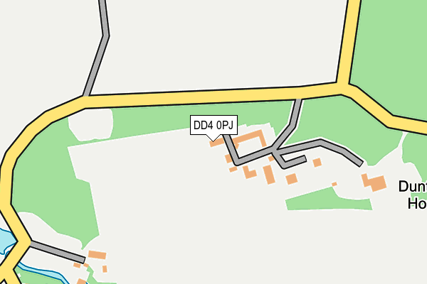 DD4 0PJ map - OS OpenMap – Local (Ordnance Survey)