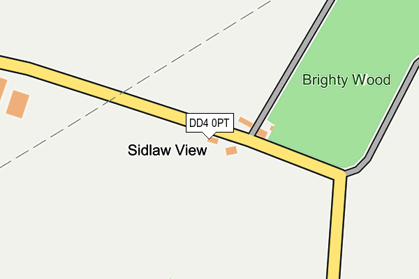 DD4 0PT map - OS OpenMap – Local (Ordnance Survey)