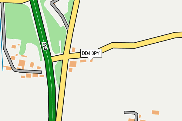 DD4 0PY map - OS OpenMap – Local (Ordnance Survey)