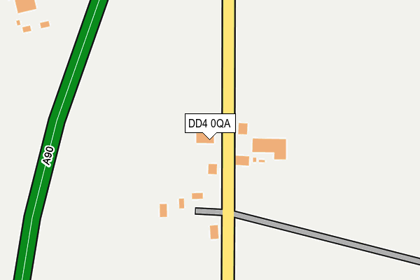DD4 0QA map - OS OpenMap – Local (Ordnance Survey)