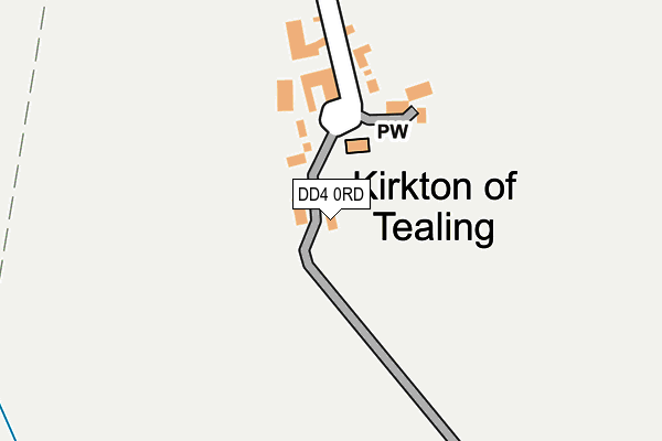 DD4 0RD map - OS OpenMap – Local (Ordnance Survey)