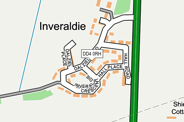 DD4 0RH map - OS OpenMap – Local (Ordnance Survey)