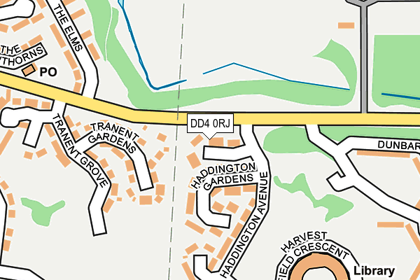 DD4 0RJ map - OS OpenMap – Local (Ordnance Survey)