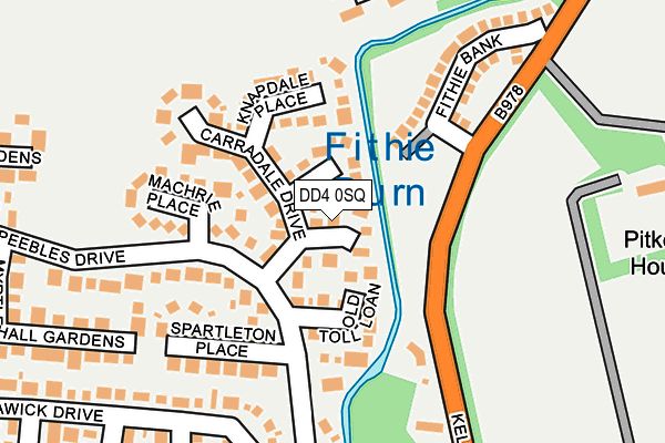 DD4 0SQ map - OS OpenMap – Local (Ordnance Survey)