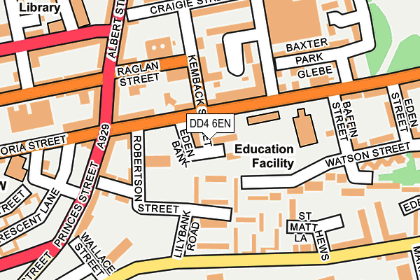 DD4 6EN map - OS OpenMap – Local (Ordnance Survey)