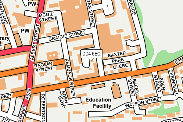 DD4 6EQ map - OS OpenMap – Local (Ordnance Survey)