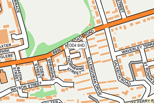 DD4 6HD map - OS OpenMap – Local (Ordnance Survey)