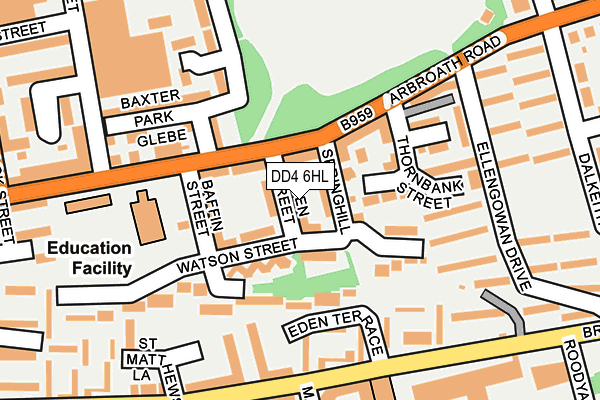 DD4 6HL map - OS OpenMap – Local (Ordnance Survey)