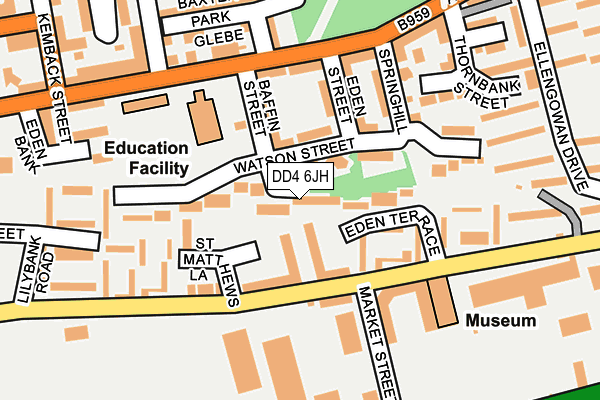 DD4 6JH map - OS OpenMap – Local (Ordnance Survey)