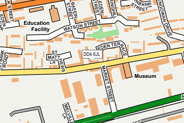 DD4 6JL map - OS OpenMap – Local (Ordnance Survey)