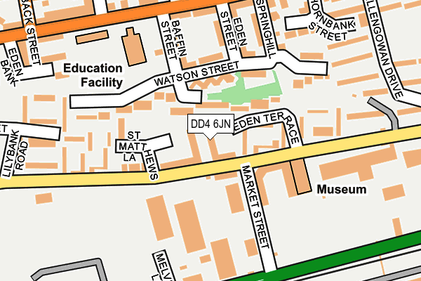 DD4 6JN map - OS OpenMap – Local (Ordnance Survey)