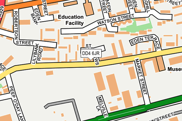 DD4 6JR map - OS OpenMap – Local (Ordnance Survey)