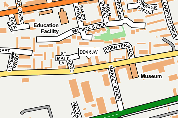 DD4 6JW map - OS OpenMap – Local (Ordnance Survey)