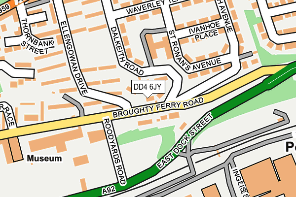 DD4 6JY map - OS OpenMap – Local (Ordnance Survey)