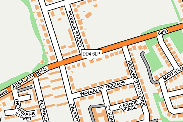 DD4 6LP map - OS OpenMap – Local (Ordnance Survey)