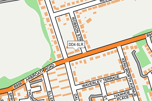 DD4 6LR map - OS OpenMap – Local (Ordnance Survey)