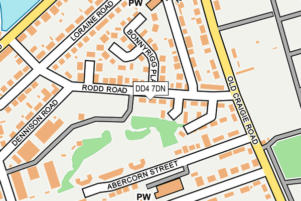 DD4 7DN map - OS OpenMap – Local (Ordnance Survey)