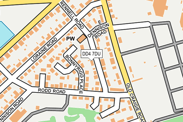 DD4 7DU map - OS OpenMap – Local (Ordnance Survey)
