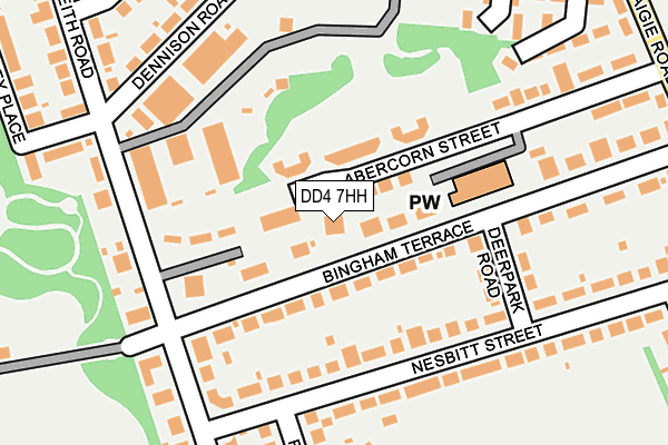 DD4 7HH map - OS OpenMap – Local (Ordnance Survey)
