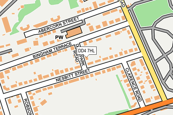 DD4 7HL map - OS OpenMap – Local (Ordnance Survey)