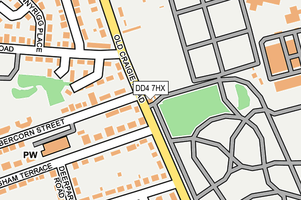 DD4 7HX map - OS OpenMap – Local (Ordnance Survey)