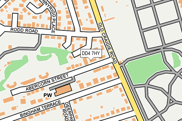 DD4 7HY map - OS OpenMap – Local (Ordnance Survey)