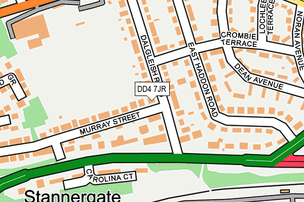 DD4 7JR map - OS OpenMap – Local (Ordnance Survey)