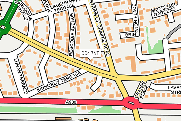 DD4 7NT map - OS OpenMap – Local (Ordnance Survey)