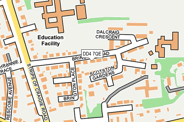 DD4 7QE map - OS OpenMap – Local (Ordnance Survey)