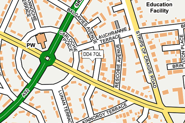 DD4 7QL map - OS OpenMap – Local (Ordnance Survey)
