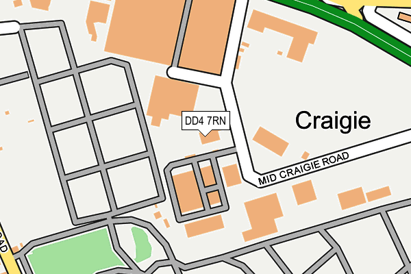 DD4 7RN map - OS OpenMap – Local (Ordnance Survey)