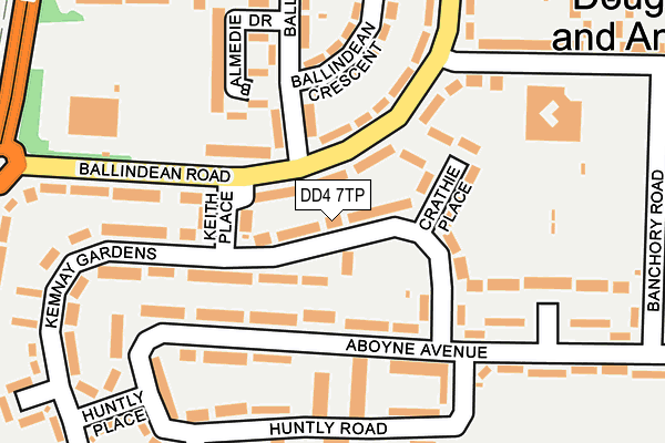 DD4 7TP map - OS OpenMap – Local (Ordnance Survey)