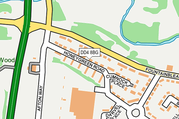 DD4 8BG map - OS OpenMap – Local (Ordnance Survey)