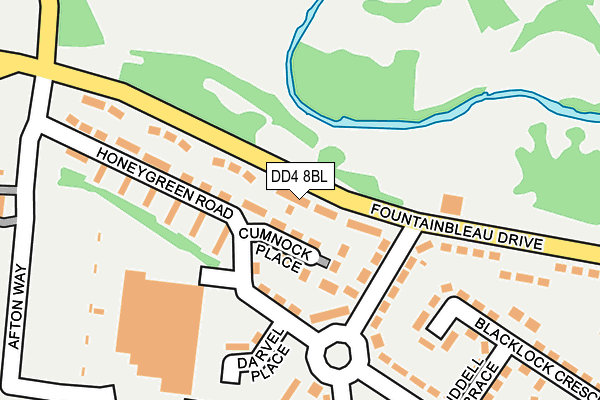 DD4 8BL map - OS OpenMap – Local (Ordnance Survey)