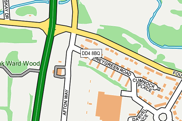 DD4 8BQ map - OS OpenMap – Local (Ordnance Survey)