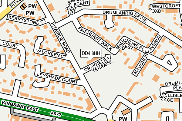 DD4 8HH map - OS OpenMap – Local (Ordnance Survey)