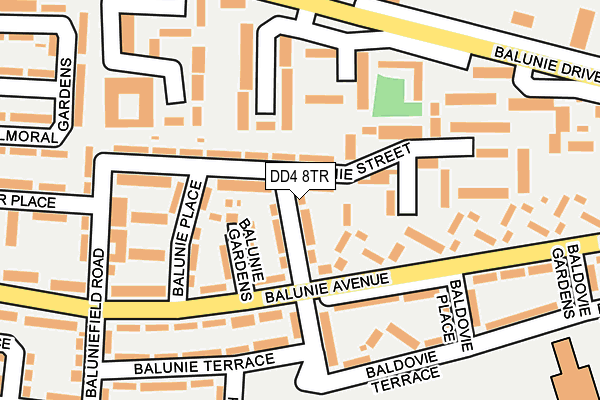 DD4 8TR map - OS OpenMap – Local (Ordnance Survey)